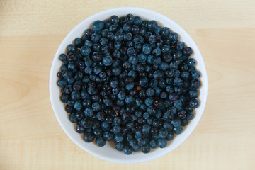 blueberries on a white background summer