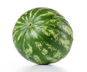 Watermelon isolated on white background. File contains a path to isolation. 