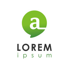 location letter logo