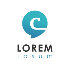 location letter logo