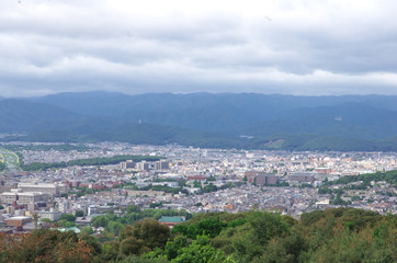 Fototapeta na wymiar Cityscape, Kyoto, Japan 