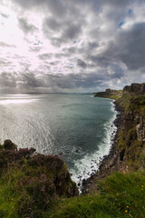 Steilküste, Isle of Skye, Schottland