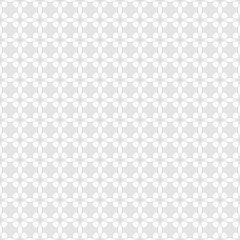 Abstract white wall with flower buds pattern vector background.