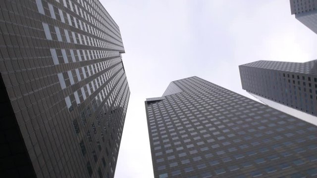 Business Skyscraper Towers in City Center