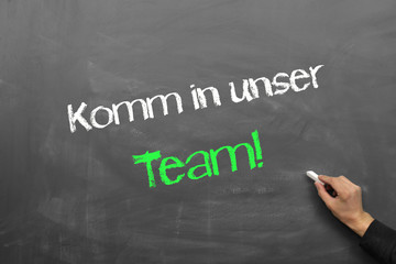 Komm uns unser Team!