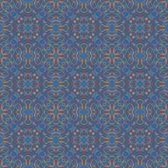 Fine oriental patterns in natural soft colors. Seamless oriental patterns. Filigree geometric patterns. Morocco ancient patterns. Vector small oriental vintage patterns.