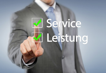 Service u. Leistung