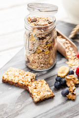 Muesli with berries