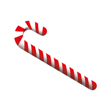 recommend clip art: flat design candy cane icon vector illustration