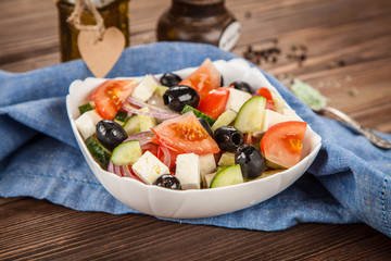 Delicious greek salad