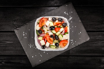Delicious greek salad