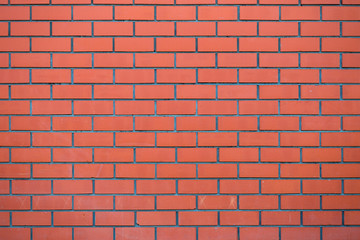 Red Brick wall for background texture