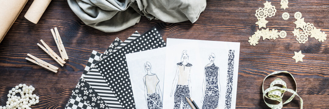 Creating designs according to the latest vogue