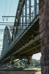 Fototapeta na wymiar Südbrücke in Köln am Rhein