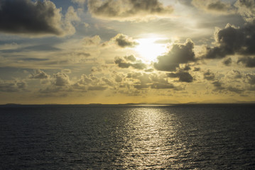 Sunset on the sea, Thailand