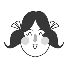 flat design bavarian woman icon vector illustration