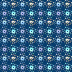 seamless christmas pattern with snowflakes