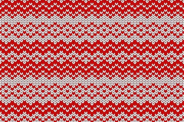 Seamless knitted pattern.