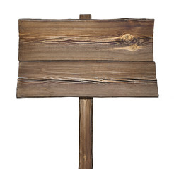 Wooden sign