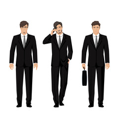 Young man in a classic elegant suit.