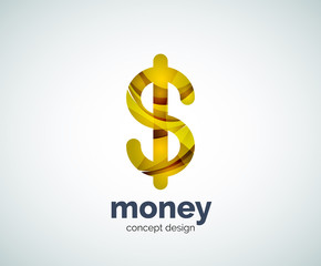 Vector dollar logo template