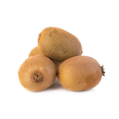 kiwi fruit on white background
