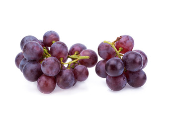 grapes isolated on over white background