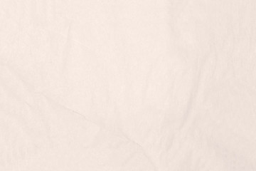 Recycled crumpled light brown paper texture or paper background for design with copy space for text or image.