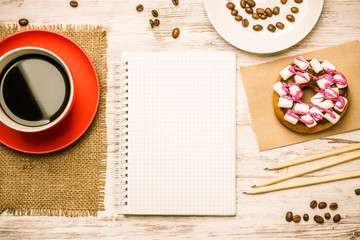 Coffee break with snack