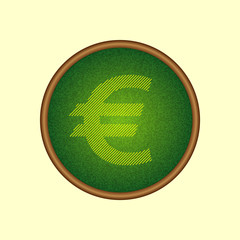 Abstract Euro icon
