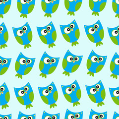 Vector seamless pattern on the theme of birds.