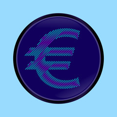 Abstract Euro icon