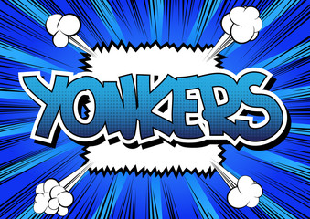 Yonkers - Comic book style word.