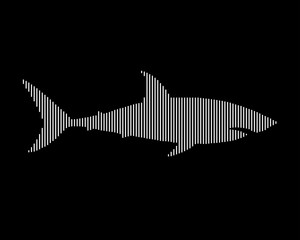 Abstract shark