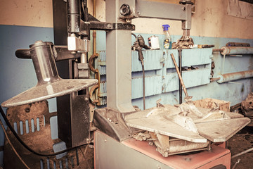 The image of tyre fitting machine