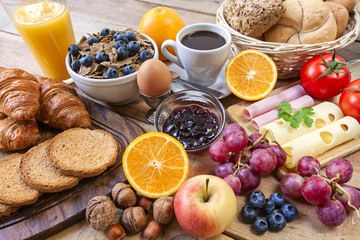 continental breakfast - food
