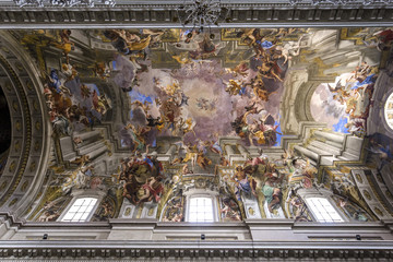  Sant Ignazio church, Rome, Italy