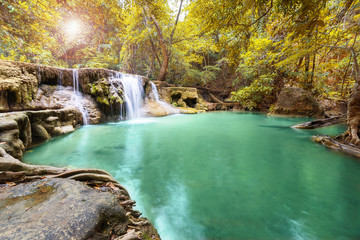 Beautiful water fall in Thailand
