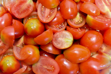 Bowl of fresh cherry tomatoes