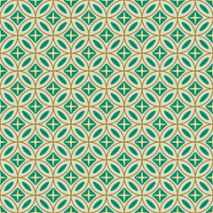 Geometric seamless patterns set. Vector illustration.