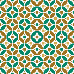 Geometric seamless patterns set. Vector illustration.