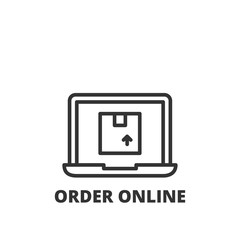 Line icon. Order online