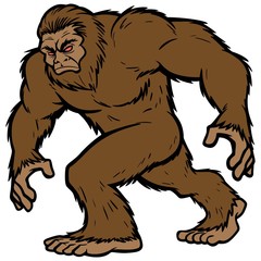 Bigfoot Mascot - obrazy, fototapety, plakaty