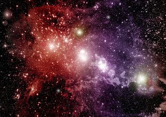 galaxy in a free space