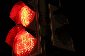 The traffic lights