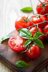 Fresh cherry tomatoes