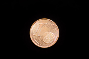 the coins close up