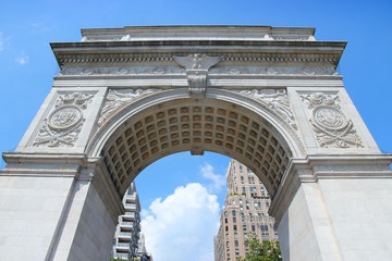 Fototapeta na wymiar Washington Arch, New York