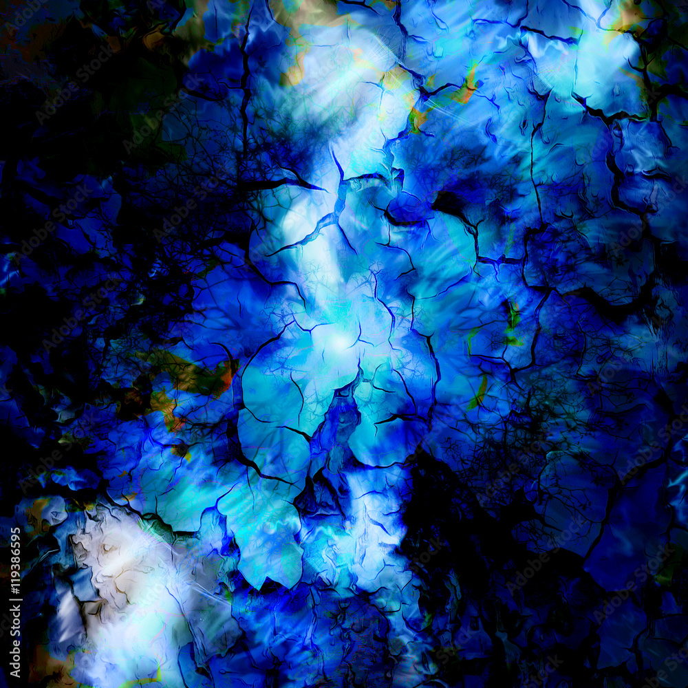 Poster color abstract background. winter structure. computer collage. earth concept.