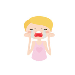 girl expression face